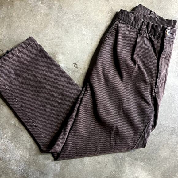 30/27 Vintage E Basics skateboarder Pin Stripped Pants - Picture 1 of 7
